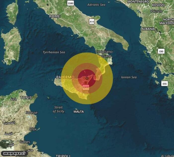 Scossa di terremoto registrata a Novara di Sicilia (ME)