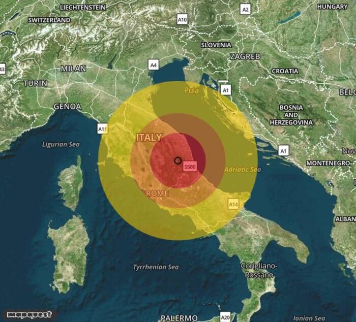 Scossa di terremoto registrata a Montegallo (AP)