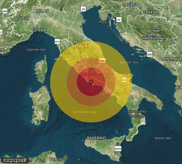 Scossa di terremoto registrata a Borgo San Michele (LT)