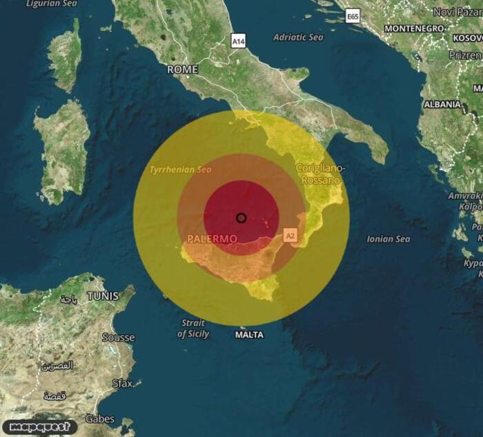 Scossa di terremoto registrata a Alicudi (ME)