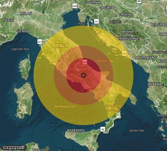 Scossa di terremoto registrata a Pizzone (IS)