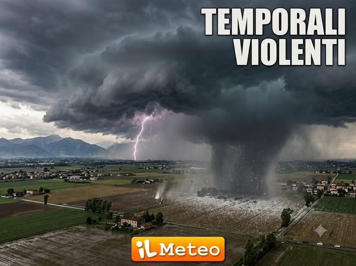 Tra poche ore temporali anche violenti al Nord a causa del troppo caldo