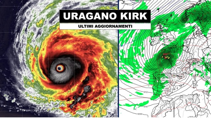 Meteo: l'Uragano Kirk punta l'Europa occidentale