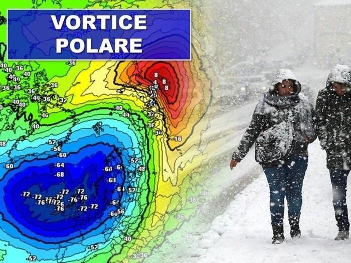 Il Vortice Polare si sta formando sopra il mar Glaciale Artico