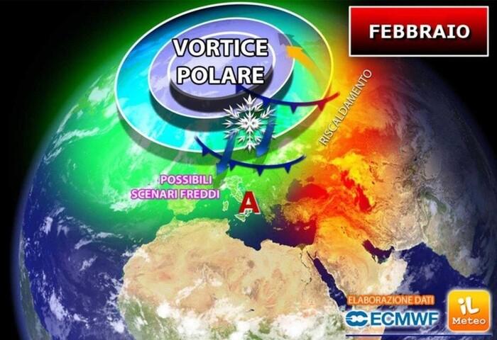 Anomalia climatica sopra al Polo Nord: stratwarming (riscaldamento stratosferico)