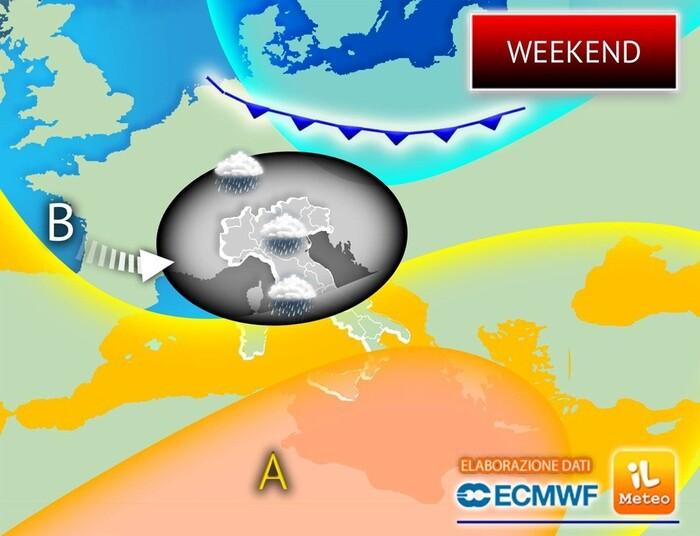 Weekend, arrivano due impulsi instabili