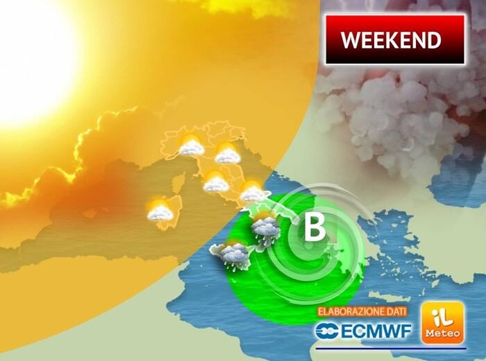 Meteo Weekend: l'alta pressione ci prova a riprendersi gli spazi