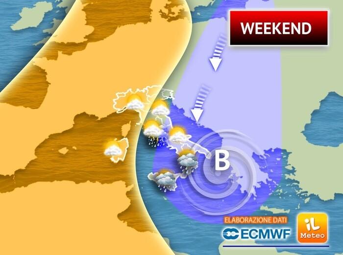 Weekend diviso tra un Sabato incerto e una Domenica più soleggiata