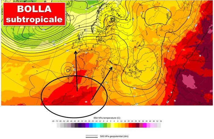Luogo d'origine dell'anticiclone subtropicale (africano): Marocco e Algeria