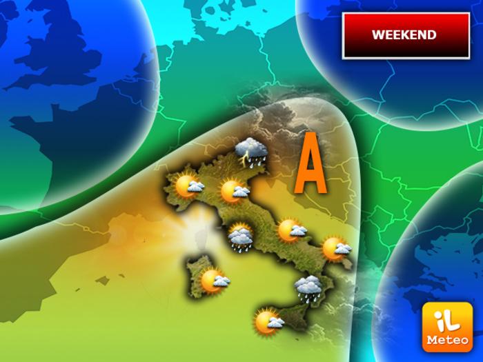 Cambia il tempo nel weekend
