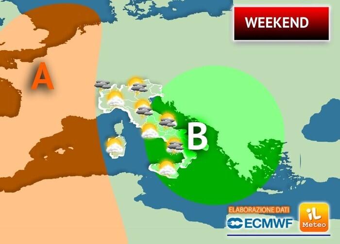Weekend tra sole e il ritorno del maltempo