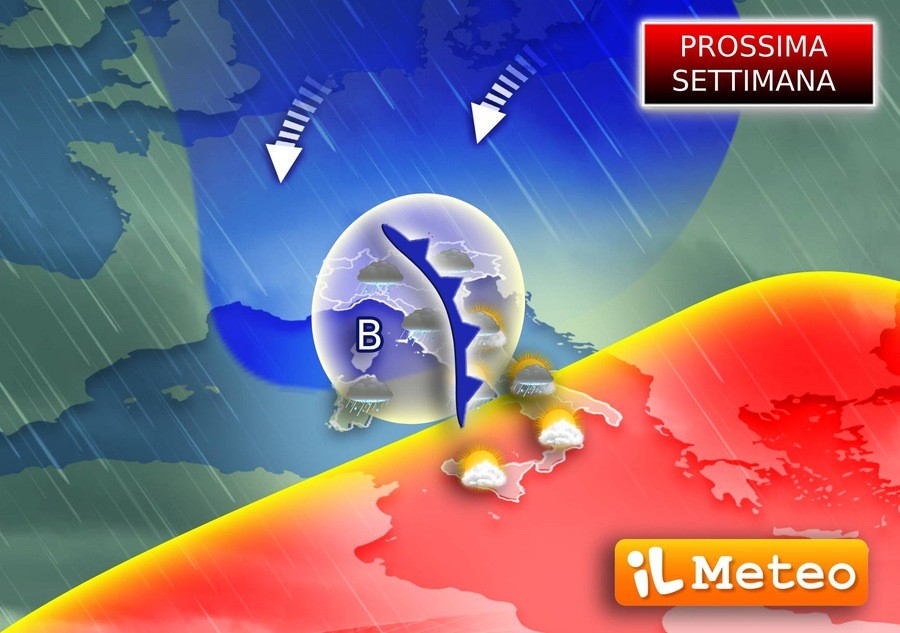 Meteo: Prossima Settimana da incubo, Piogge intense e rischio Nubifragi