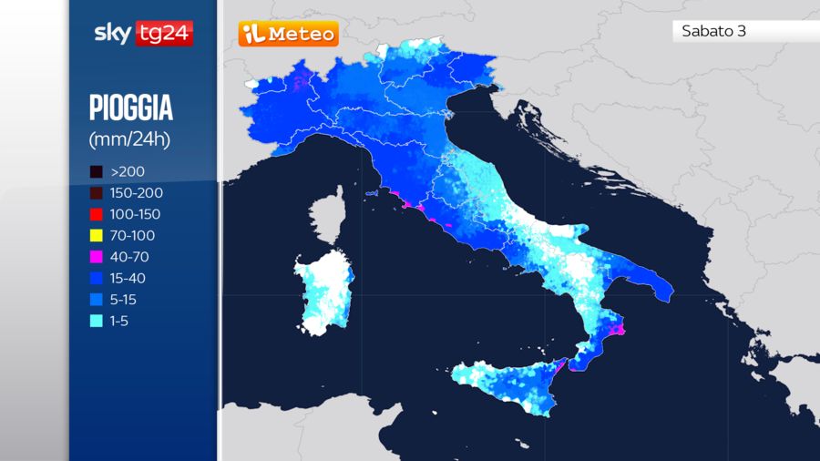 De fortes pluies attendues pour le samedi 3 décembre De fortes pluies attendues pour le samedi 3 décembre