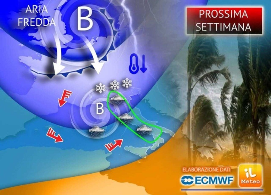 19/11/2025 - Meteo: Prossima Settimana, avvio simil-invernale, poi grosse novità