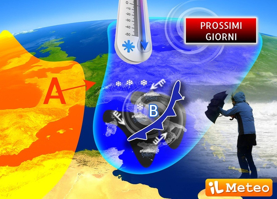 26/11/2025 - Meteo: Prossimi Giorni, Vortice Mediterraneo in spostamento. Ecco quali Regioni saranno colpite dal Maltempo
