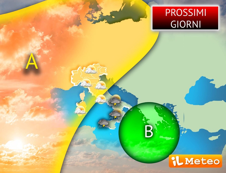 Meteo Prossimi Giorni: il Ciclone abbandona l'Italia, ma lascerà uno strascico di Acquazzoni; zone coinvolte