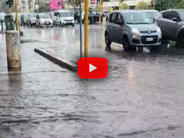 Meteo: Temporale a Roma, violento nubifragio provoca diffusi allagamenti, il Video