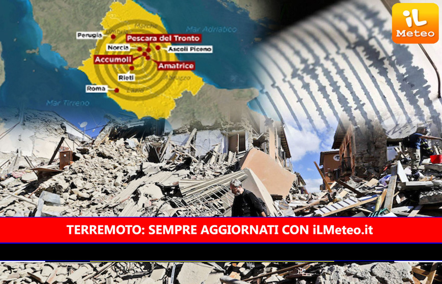 Elenco eventi sismici Italia, sezione sempre aggiornata