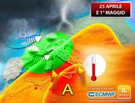 Meteo: Ponti del 25 Aprile e 1° Maggio, ci sono...