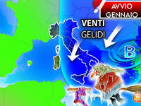 Avvio di Gennaio, possibile irruzione di aria gelida, la tendenza fino alla Befana