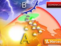 Meteo: Domenica infuocata con sorpresa, Scipione...