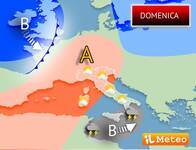 Meteo: Domenica soleggiata, ma si avvicina un...