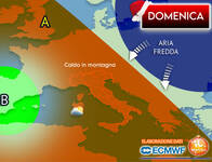Meteo: Domenica con il sole, temperature anomale anche superiori ai 15°C