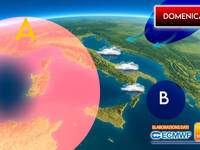 Meteo: Domenica torna il sole ma non ovunque, ecco dove sono attese piogge