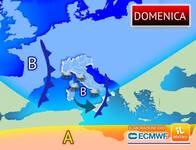 Meteo: Domenica, irrompe una nuova perturbazione, le regioni a rischio pioggia