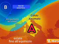 Meteo: piena Estate fino all'Equinozio, poi sarà...