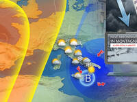 Meteo: 48 ore di pioggia e neve, poi scoppia la...