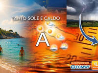 Meteo, anticiclone africano con sole e 32°C...