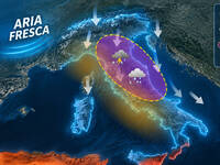 Meteo, la tregua dal caldo africano: temporali...