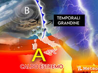 Meteo, Italia divisa: caldo intenso al Sud, nubifragi e grandine al Nord, l'intervista al meteorologo Brescia