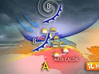 Meteo: ancora una forte perturbazione nel Fine...