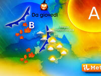 Meteo: tregua anticiclonica, poi forte peggioramento a fine Ottobre; l'analisi di Federico Brescia