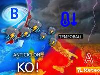 Meteo: Anticiclone ko! In arrivo forti Temporali in arrivo con rischio grandinate, parla Gussoni