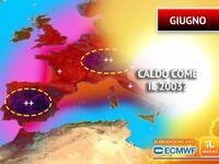 Meteo: Giugno, sarà rovente come il 2003 e con poca Pioggia. le Proiezioni