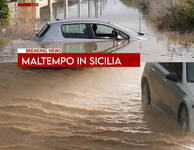 Meteo: Maltempo in Sicilia, donna dispersa a...