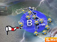 Meteo, Piogge, Vento e qualche temporale fino a...