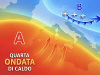 Meteo: Domenica con alcuni temporali e un calo...