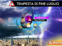 Meteo: si avvicina la Tempesta di fine Luglio, il...