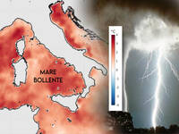 Meteo Italia: rischio fenomeni estremi, il Mar...