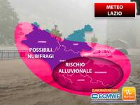 Meteo: Maltempo, Lazio sotto osservazione nelle...