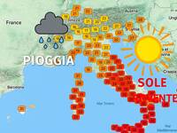 Meteo, Italia divisa in due: quasi autunno al Nord, caldo estremo al Sud con 44°C in Puglia