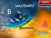 Meteo Nuova Settimana: ondata di Piogge battenti...