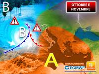 Meteo: Autunno, sono arrivate le prime proiezioni per Ottobre e Novembre