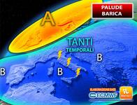 Meteo: Estate Meteorologica al via sotto una PALUDE BARICA, anche GIUGNO rischia di essere Temporalesco