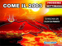 Meteo: Prossima Settimana, previsione clamorosa....