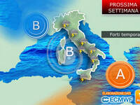 Meteo: Prossima Settimana, torna la pioggia....